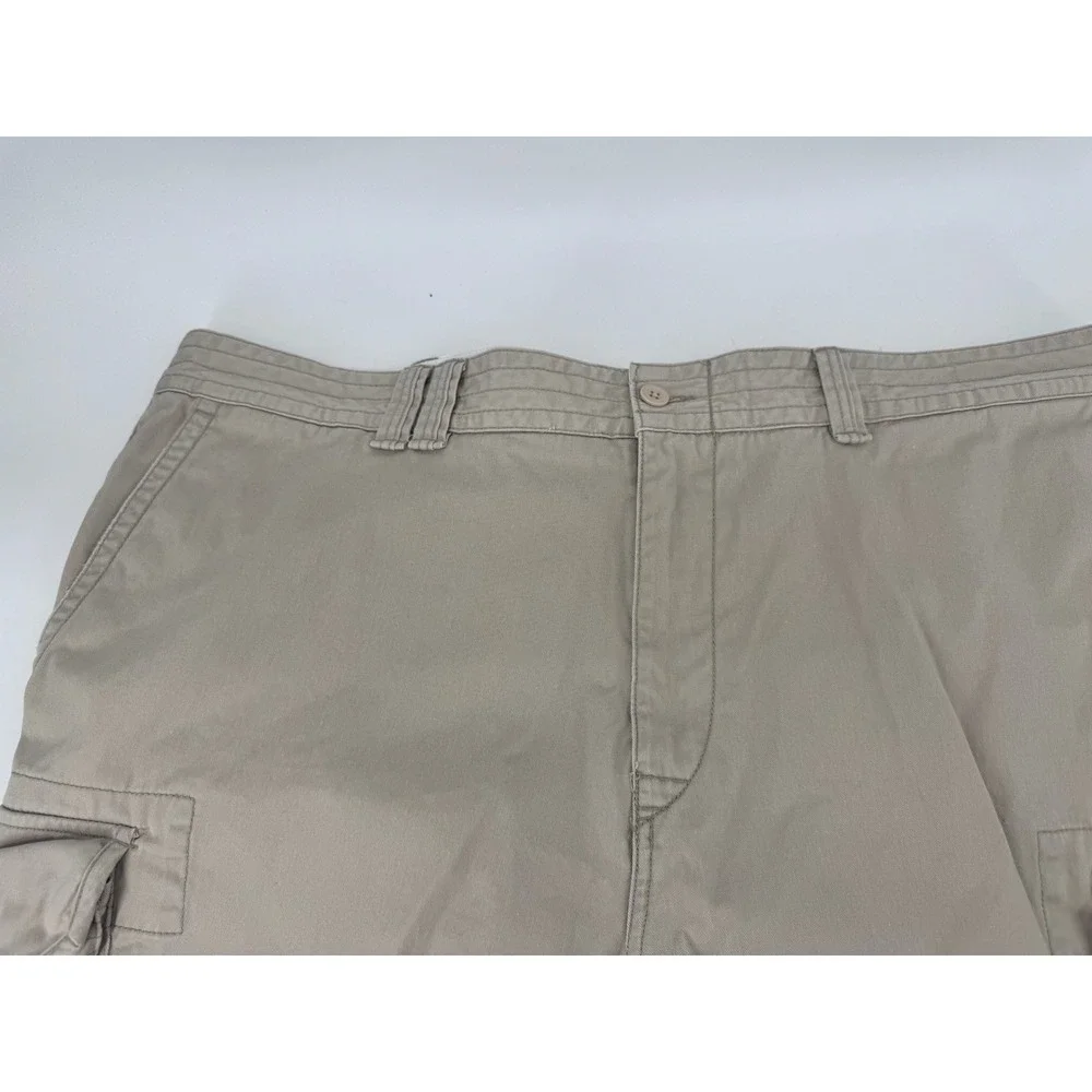Polo‎ Ralph Lauren Cargo Shorts Mens 46 Khaki Tan Classic Chino Cotton Utility